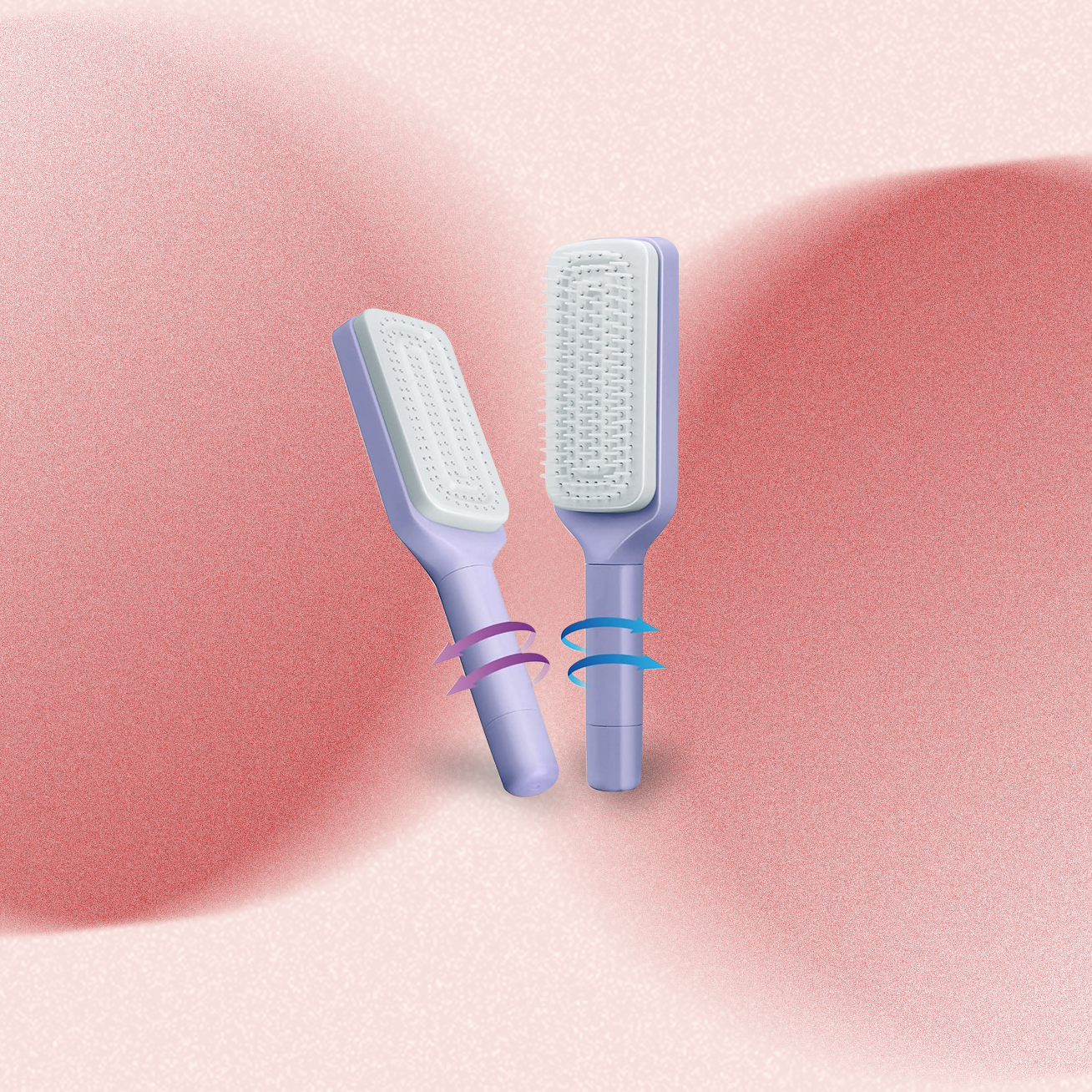 Self-Cleaning Hairbrush